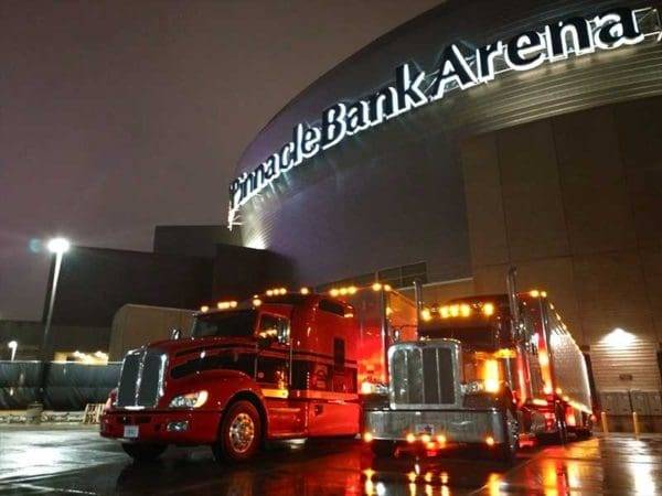 concert tour trucking transportation